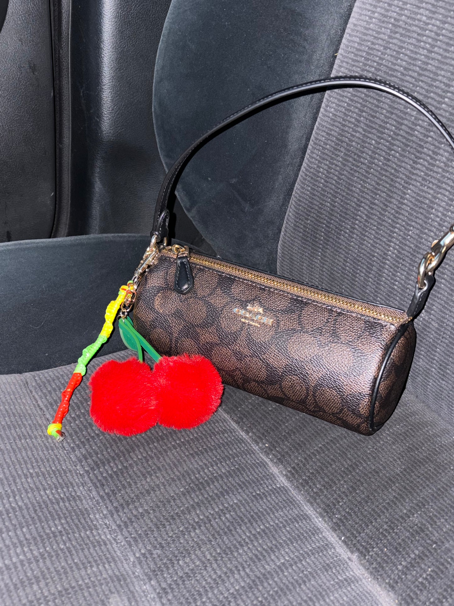 Cherry Bomb Bag Charm
