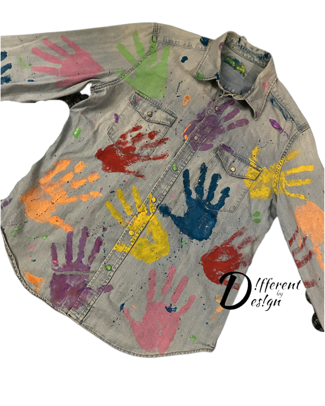 Hands On Button Down (Denim)