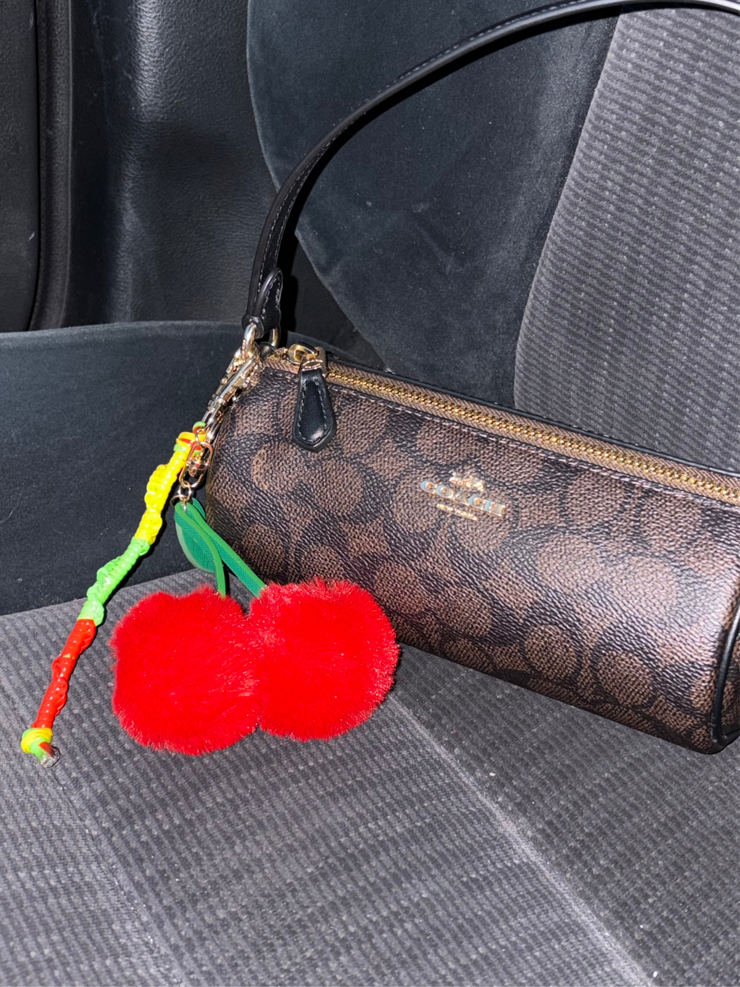 Cherry Bomb Bag Charm
