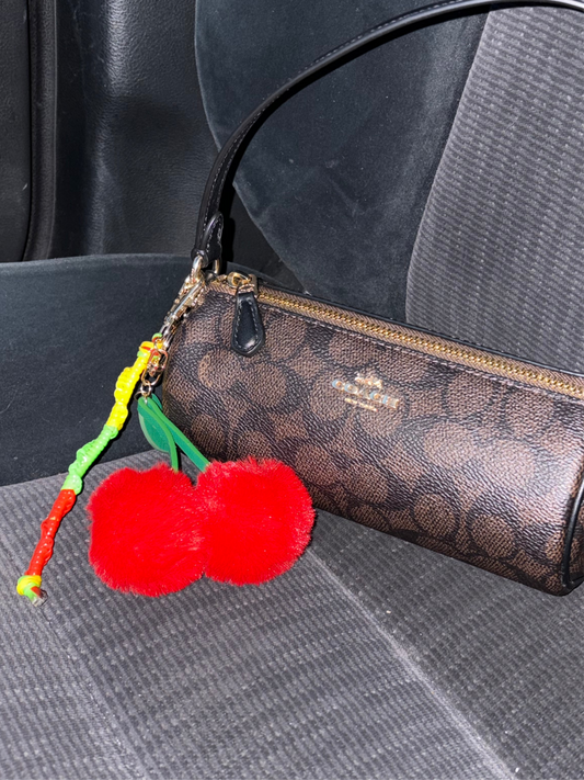 Cherry Bomb Bag Charm