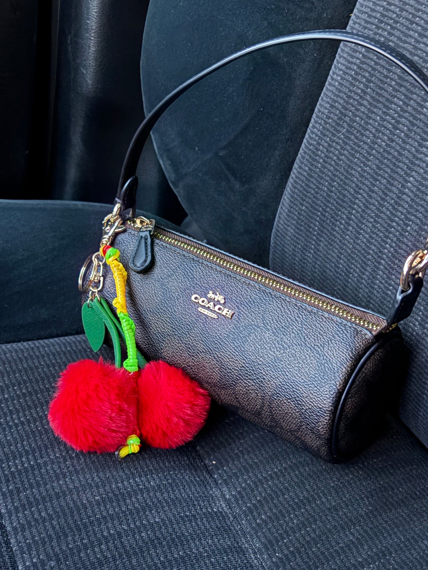 Cherry Bomb Bag Charm